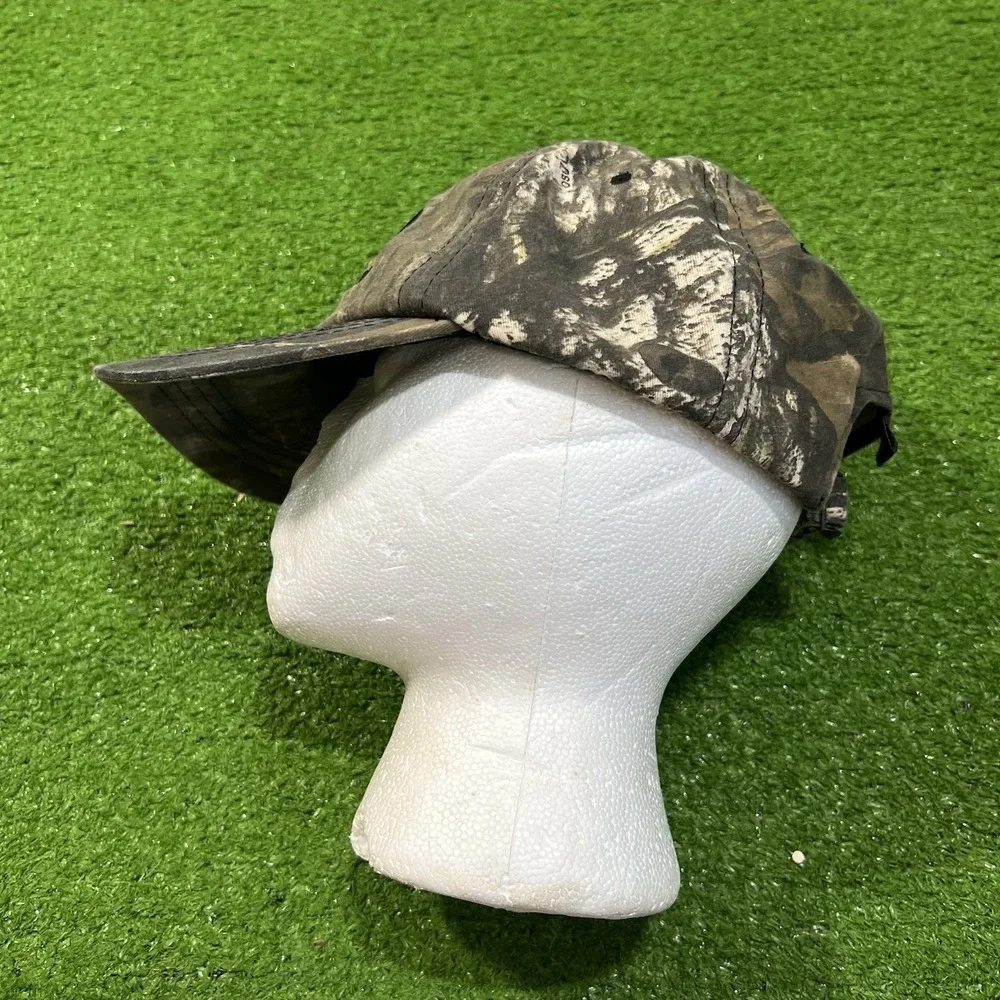 Vintage Mossy Oak Camo‎ Hat 90s Texas Country Concert Merch Kevin Fowler KFF